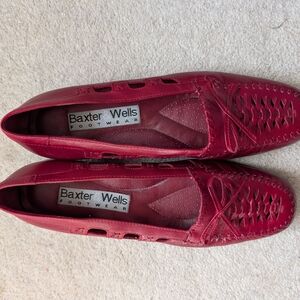 Vintage Women's Red Baxter & Wells Loafers